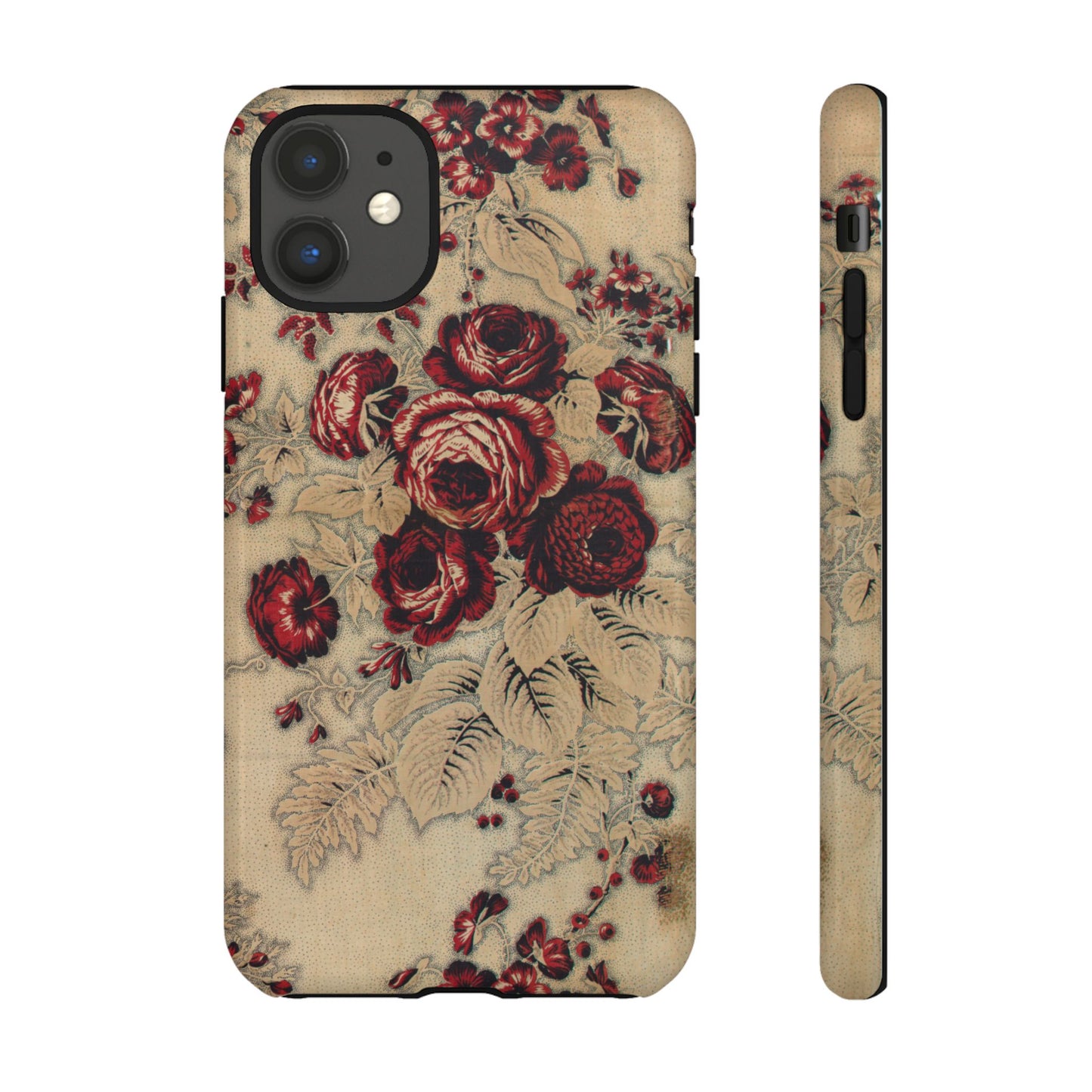 Red Roses Vintage iPhone Case