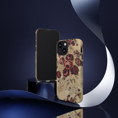 Red Roses Vintage iPhone Case