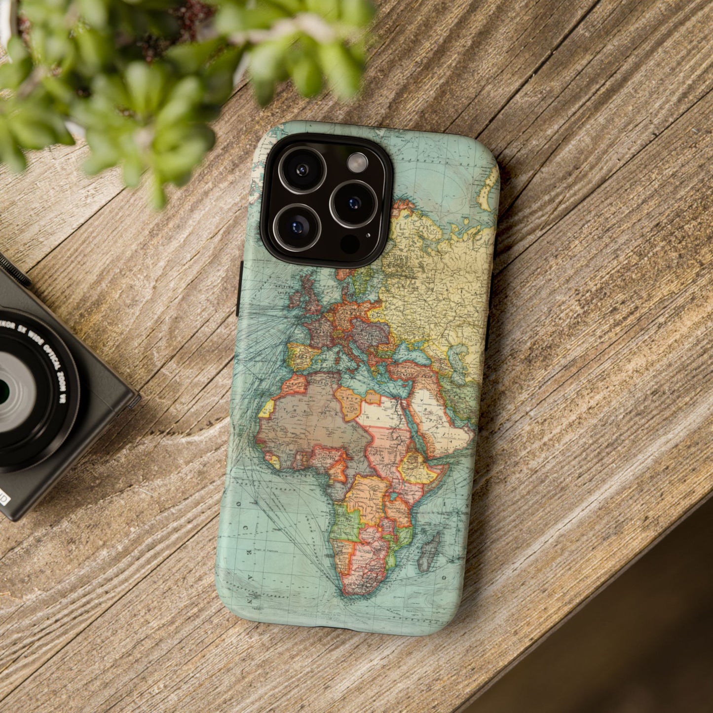 World Map iPhone Case