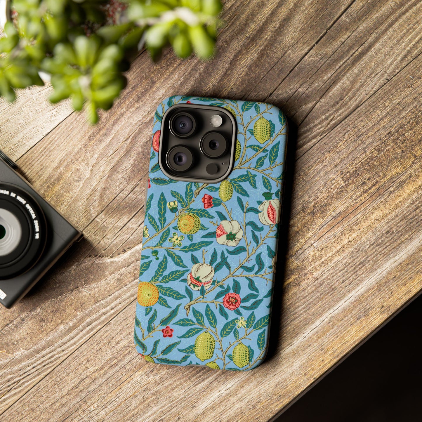 Four Fruits Antique Arts & Crafts iPhone Case