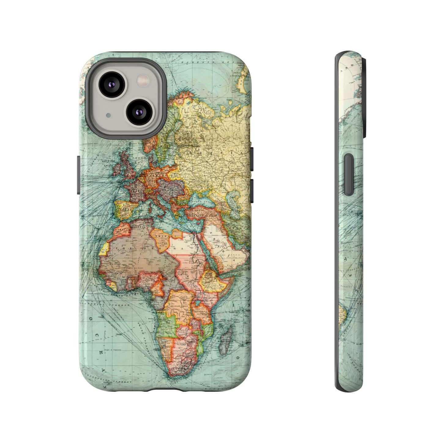 World Map iPhone Case