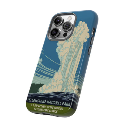 Yellowstone National Park Retro iPhone Case