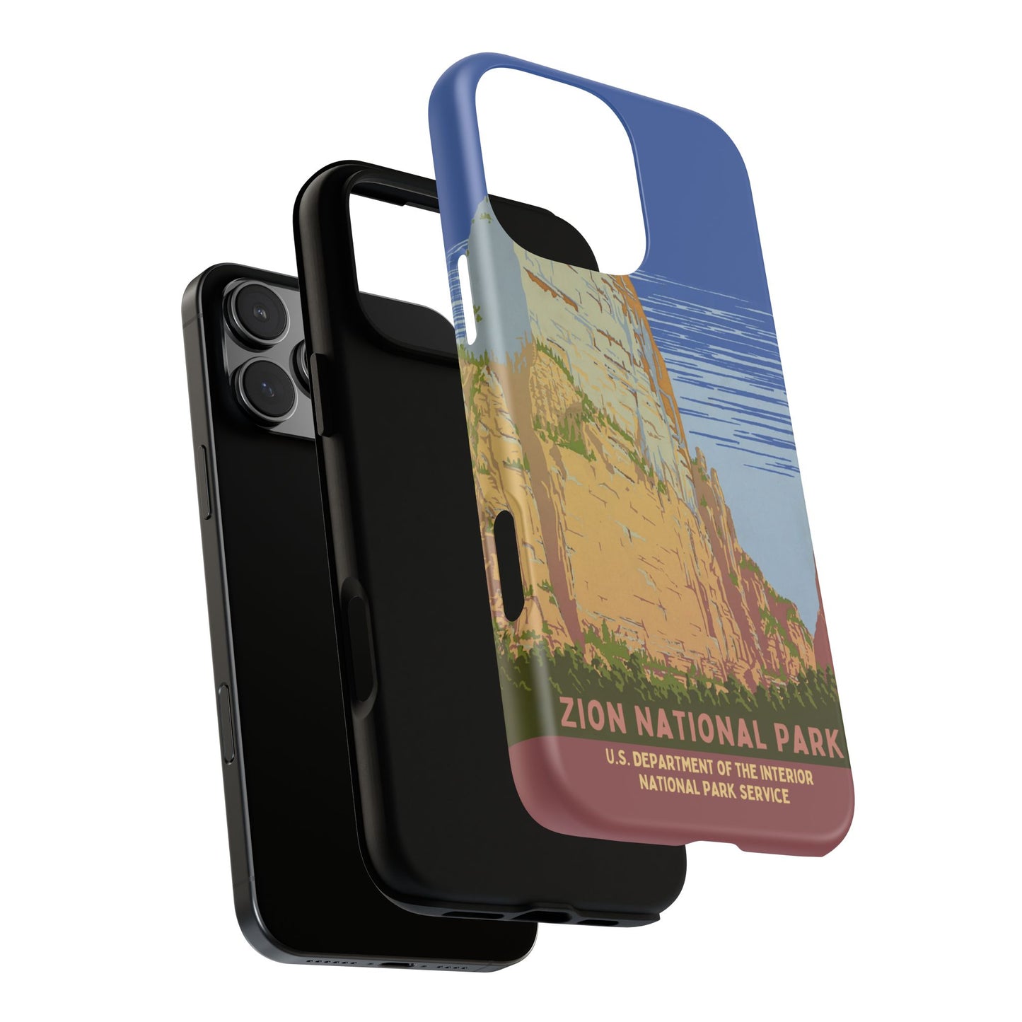 Zion National Park Retro iPhone Case