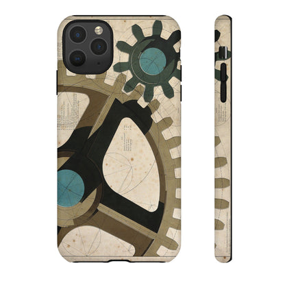 Antique Industrial Cog Wheels iPhone Case