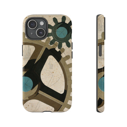 Antique Industrial Cog Wheels iPhone Case
