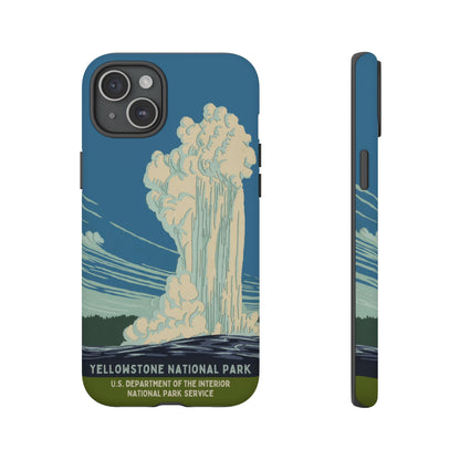 Yellowstone National Park Retro iPhone Case