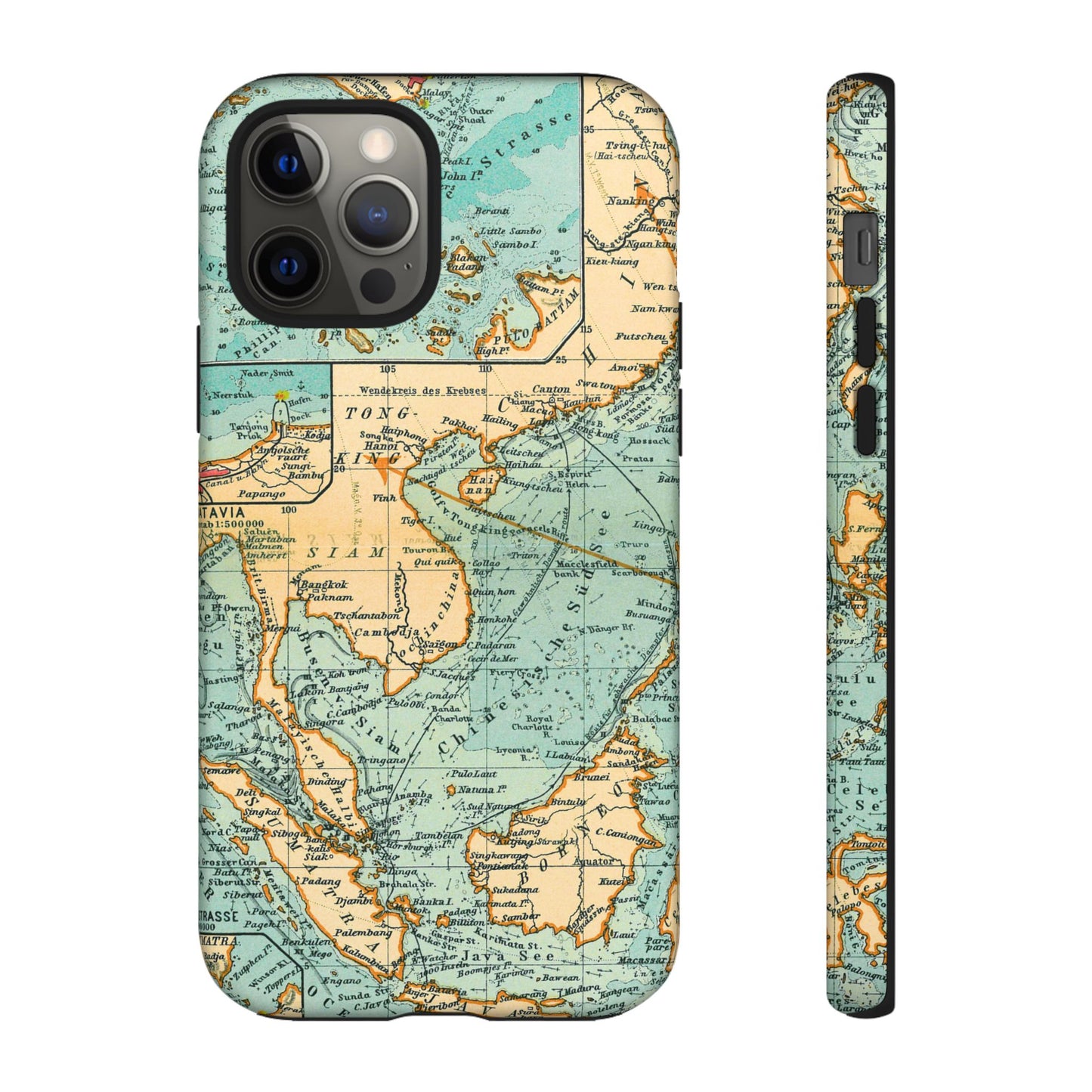 South China Sea Antique Map iPhone Case