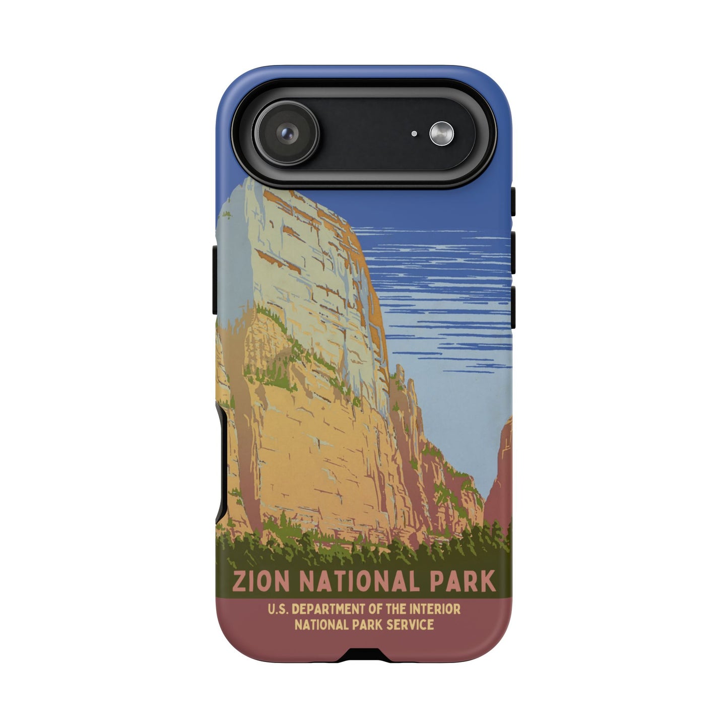 Zion National Park Retro iPhone Case