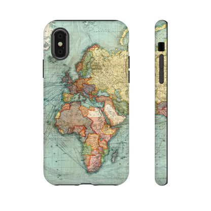World Map iPhone Case