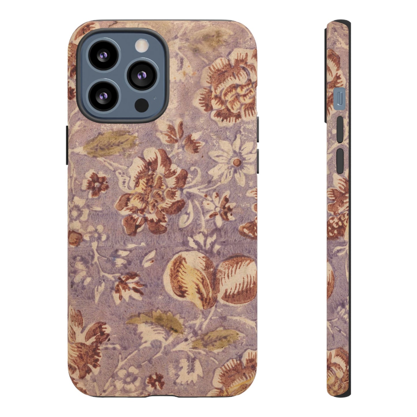 Vintage Lavender & Rose Fruit & Floral iPhone Case