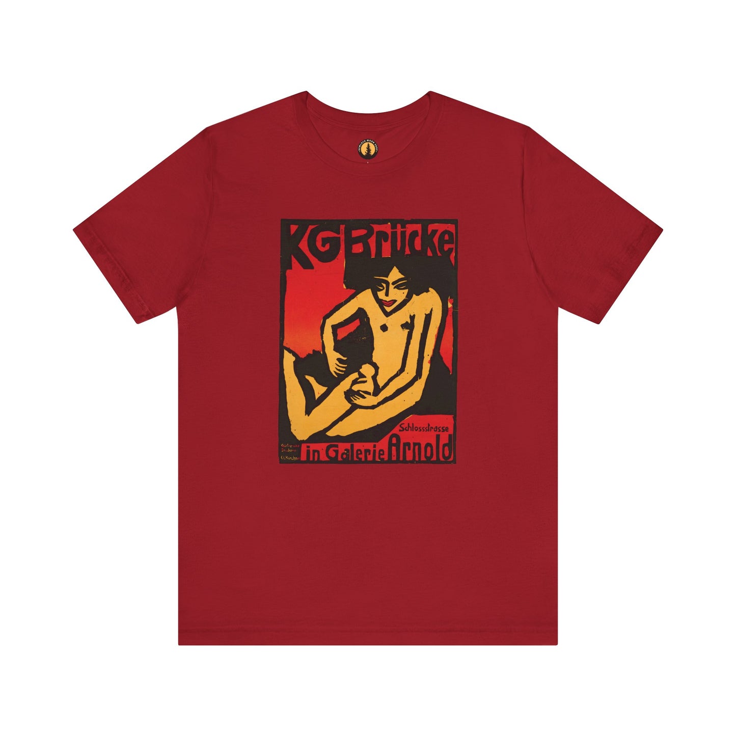 Die Brücke German Expressionism Art Tee | Ernst Ludwig Kirchner