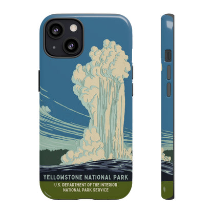 Yellowstone National Park Retro iPhone Case