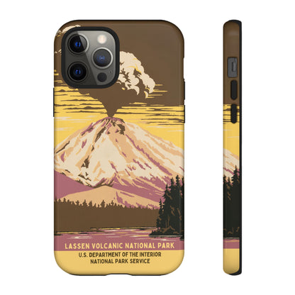 Lassen Volcanic National Park Retro iPhone Case