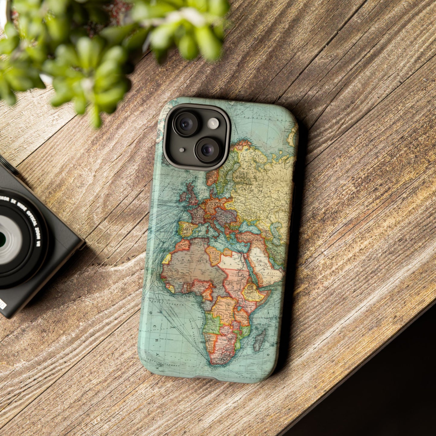 World Map iPhone Case
