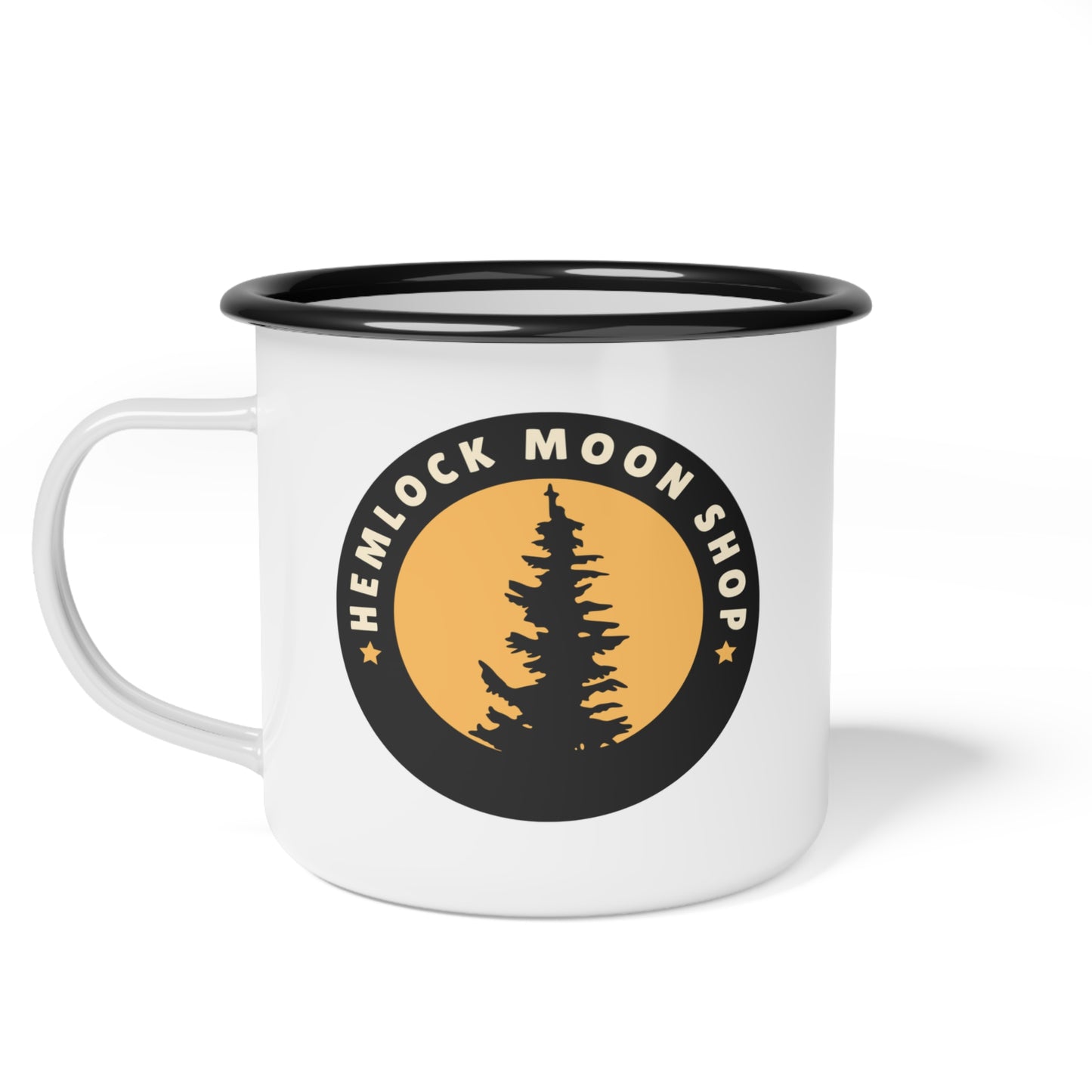 Hemlock Moon Shop Enamel Campfire Cup