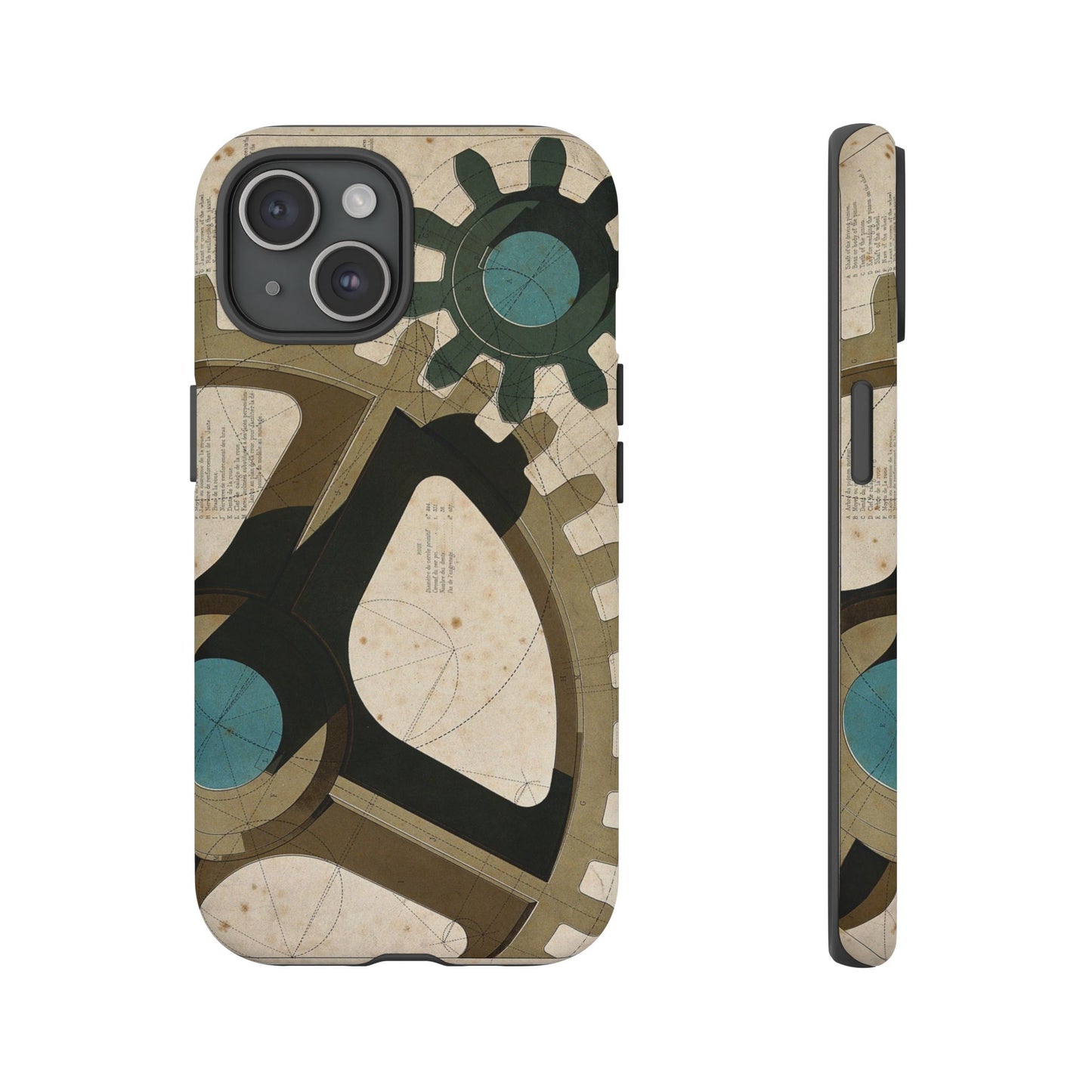 Antique Industrial Cog Wheels iPhone Case