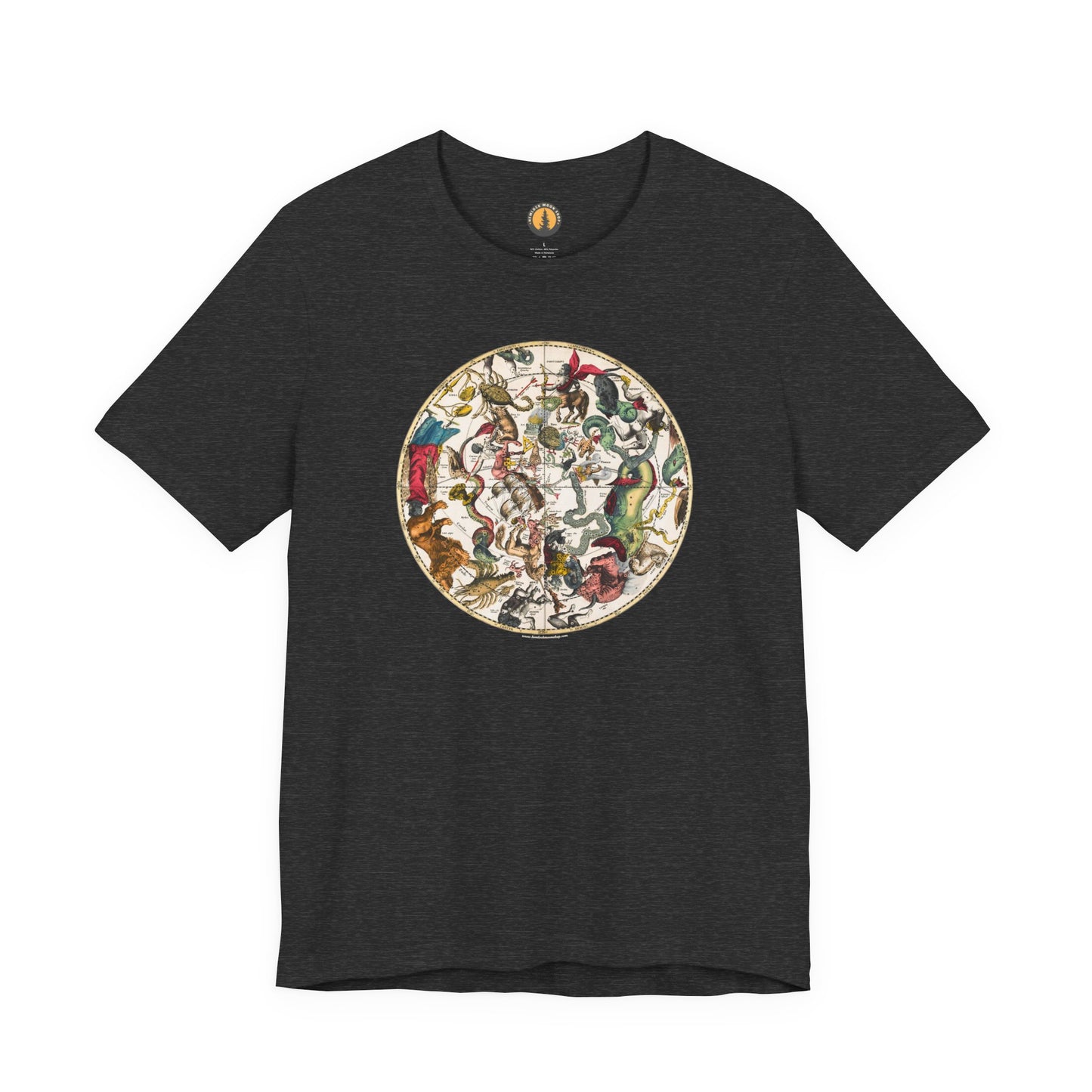 Southern Constellations Antique Map Tee