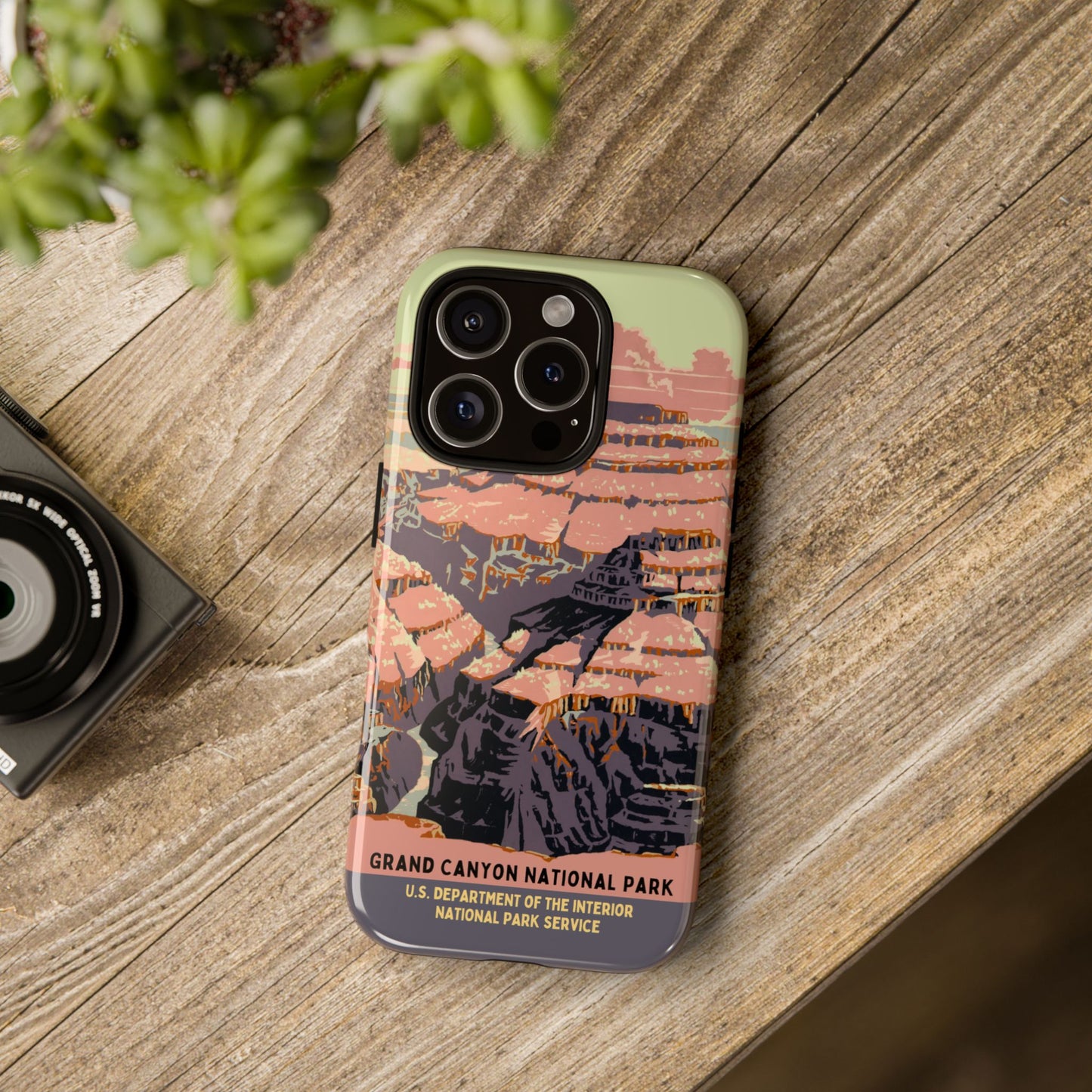 Grand Canyon National Park Retro iPhone Case