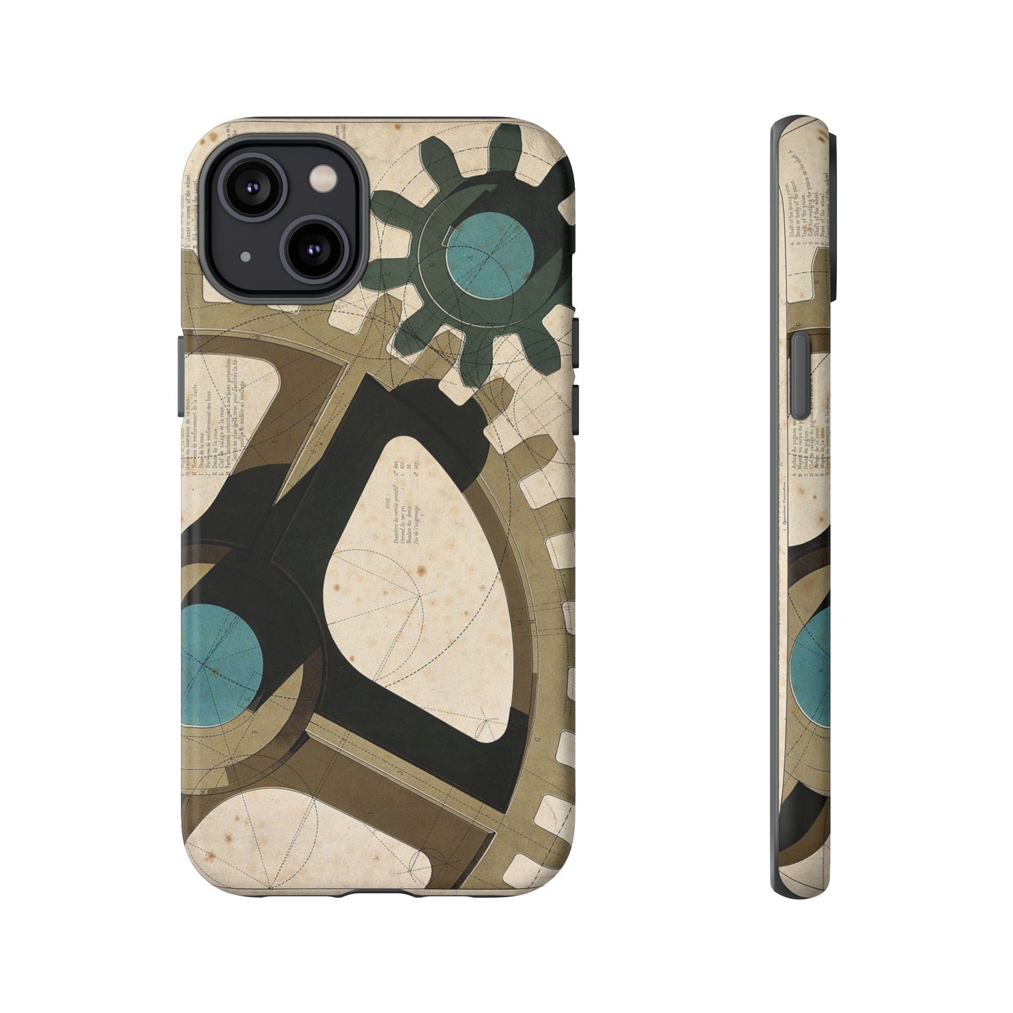 Antique Industrial Cog Wheels iPhone Case