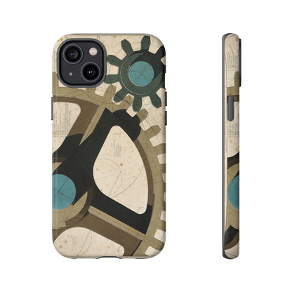 Antique Industrial Cog Wheels iPhone Case