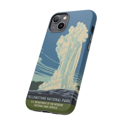 Yellowstone National Park Retro iPhone Case