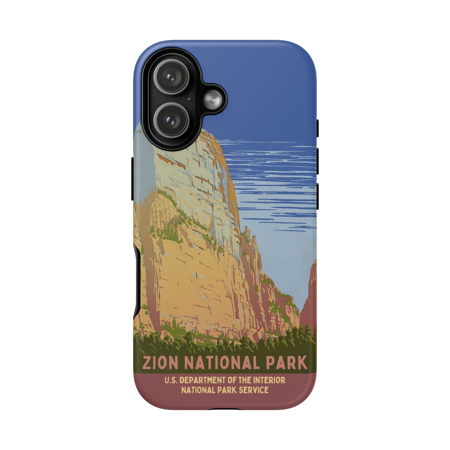 Zion National Park Retro iPhone Case