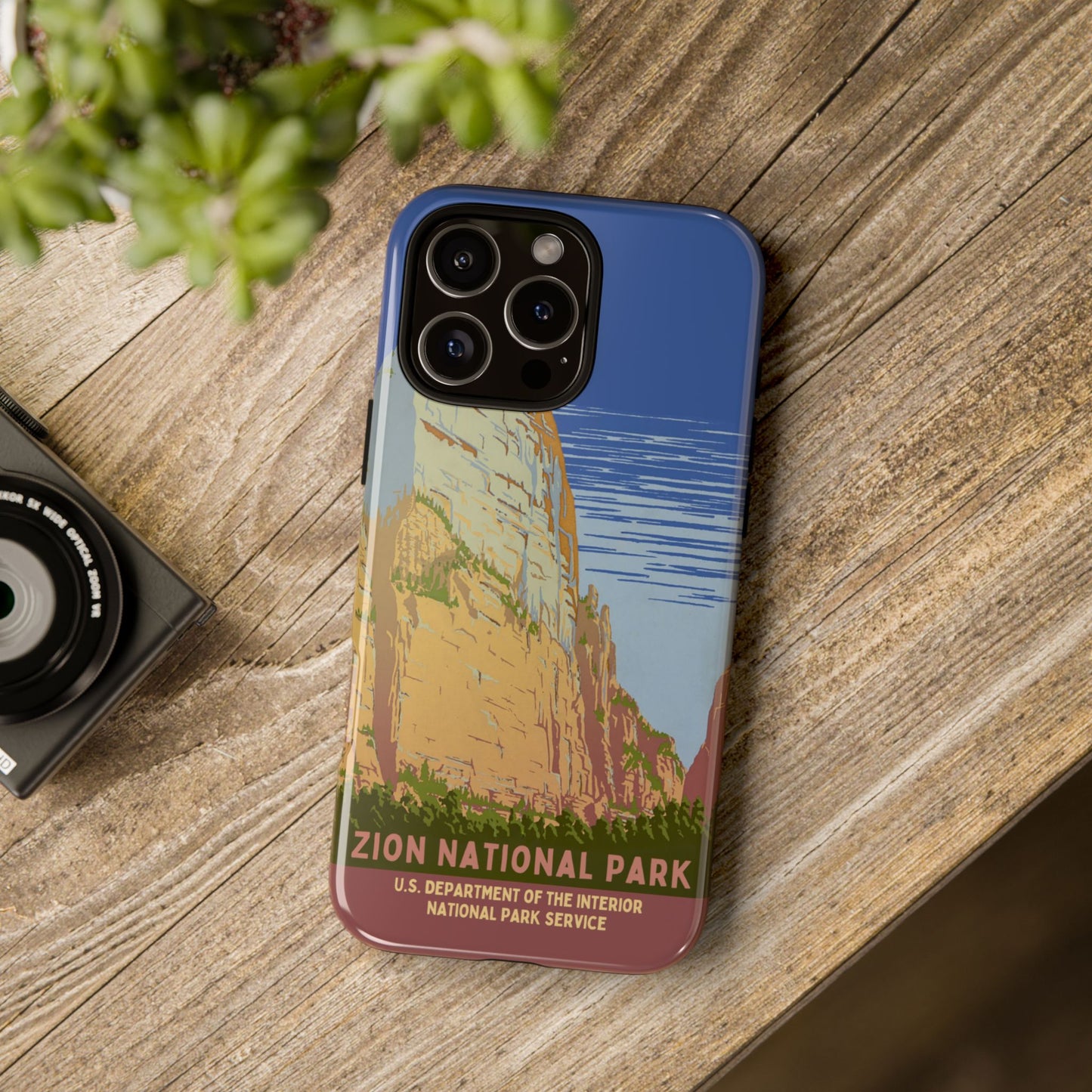 Zion National Park Retro iPhone Case