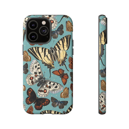 Butterflies Vintage Illustration iPhone Case