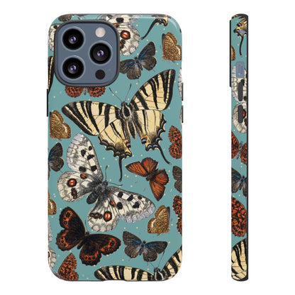 Butterflies Vintage Illustration iPhone Case