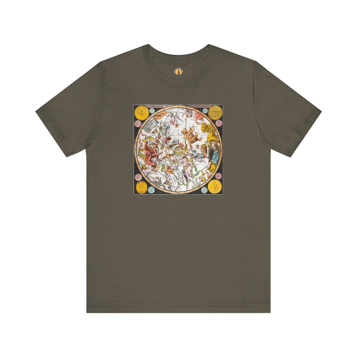 Constellations Vintage Star Map Tee