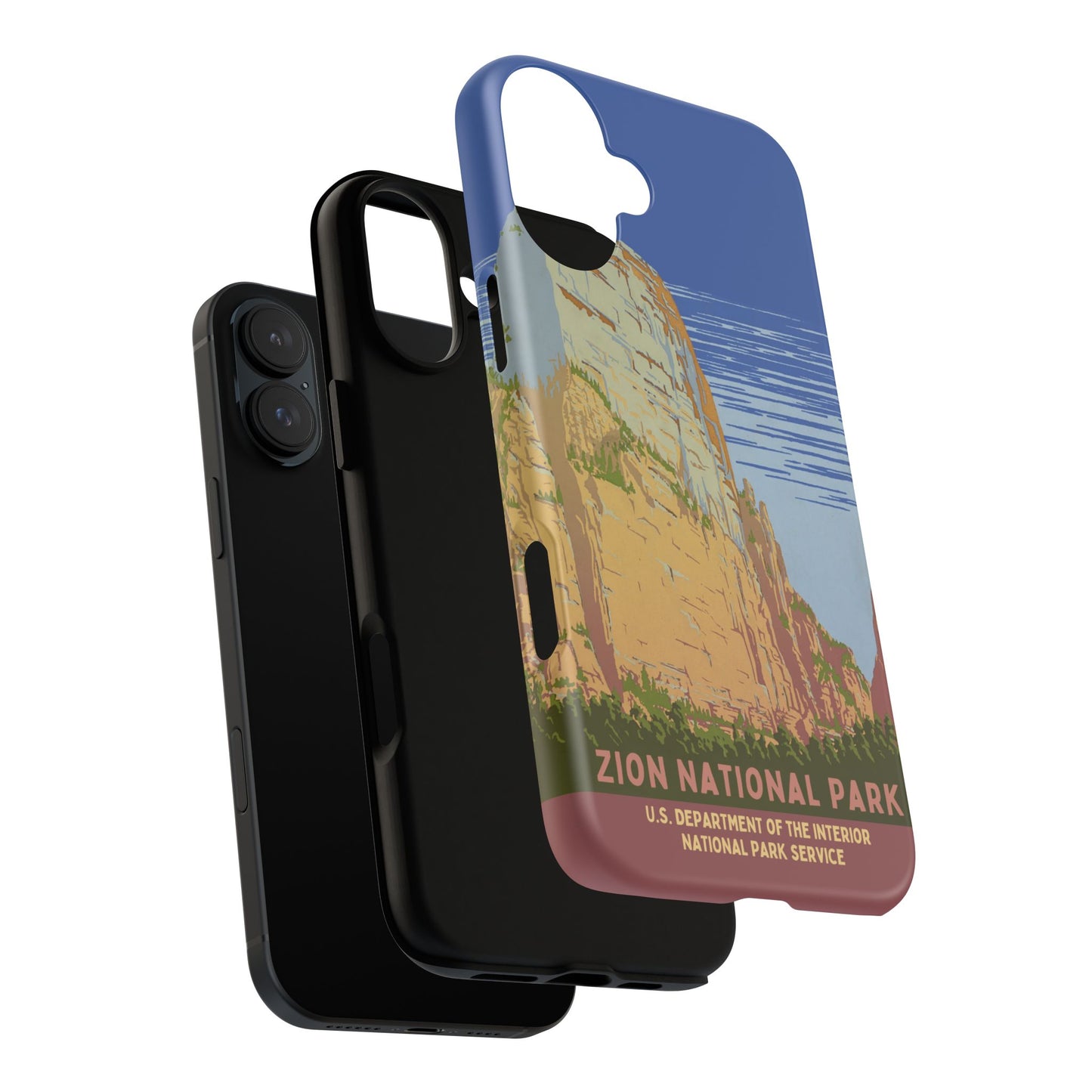 Zion National Park Retro iPhone Case