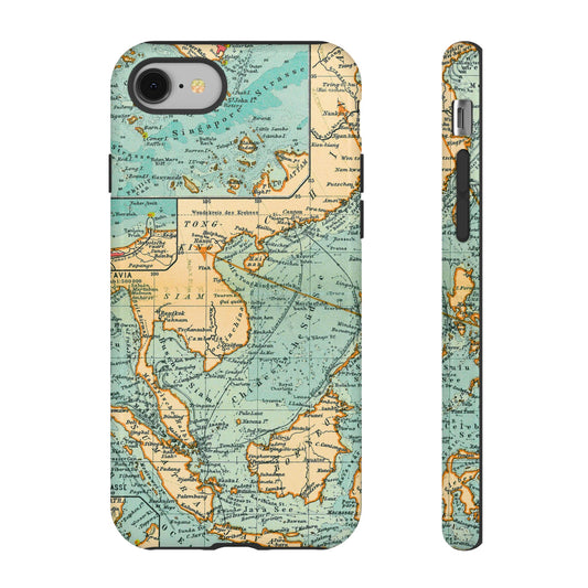 South China Sea Antique Map iPhone Case