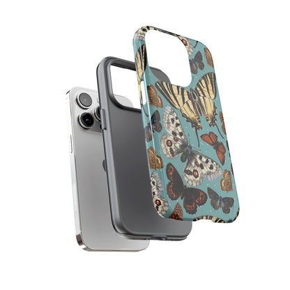 Butterflies Vintage Illustration iPhone Case