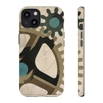 Antique Industrial Cog Wheels iPhone Case