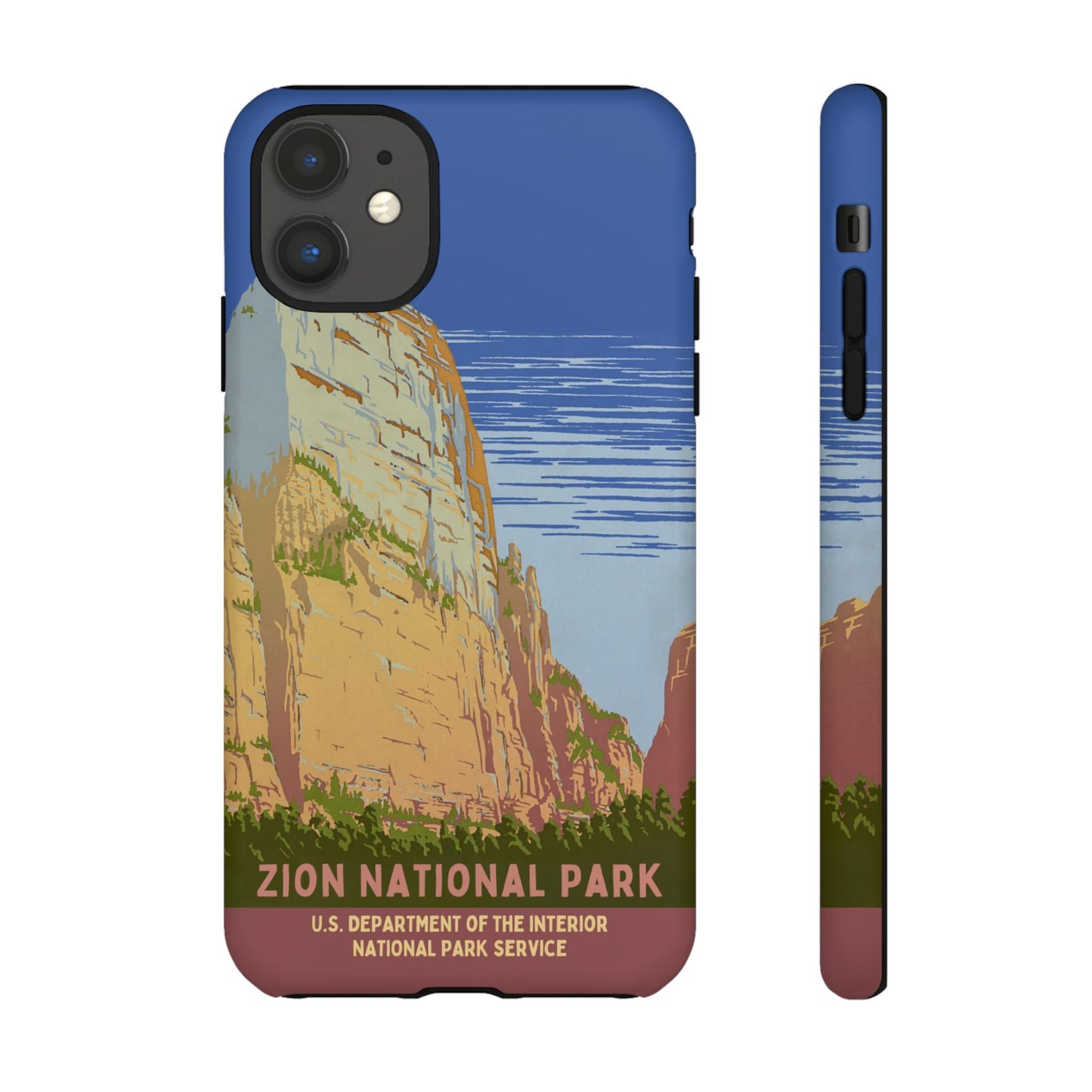 Zion National Park Retro iPhone Case