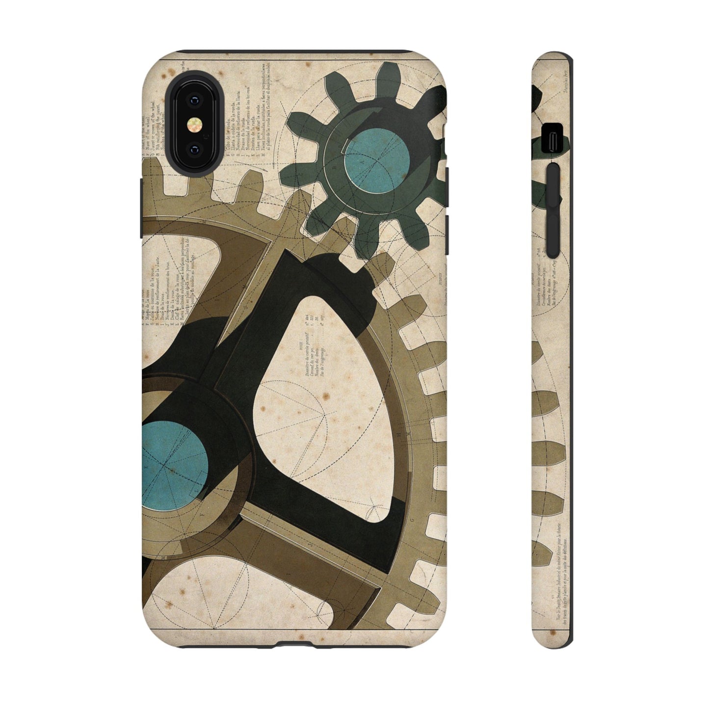 Antique Industrial Cog Wheels iPhone Case