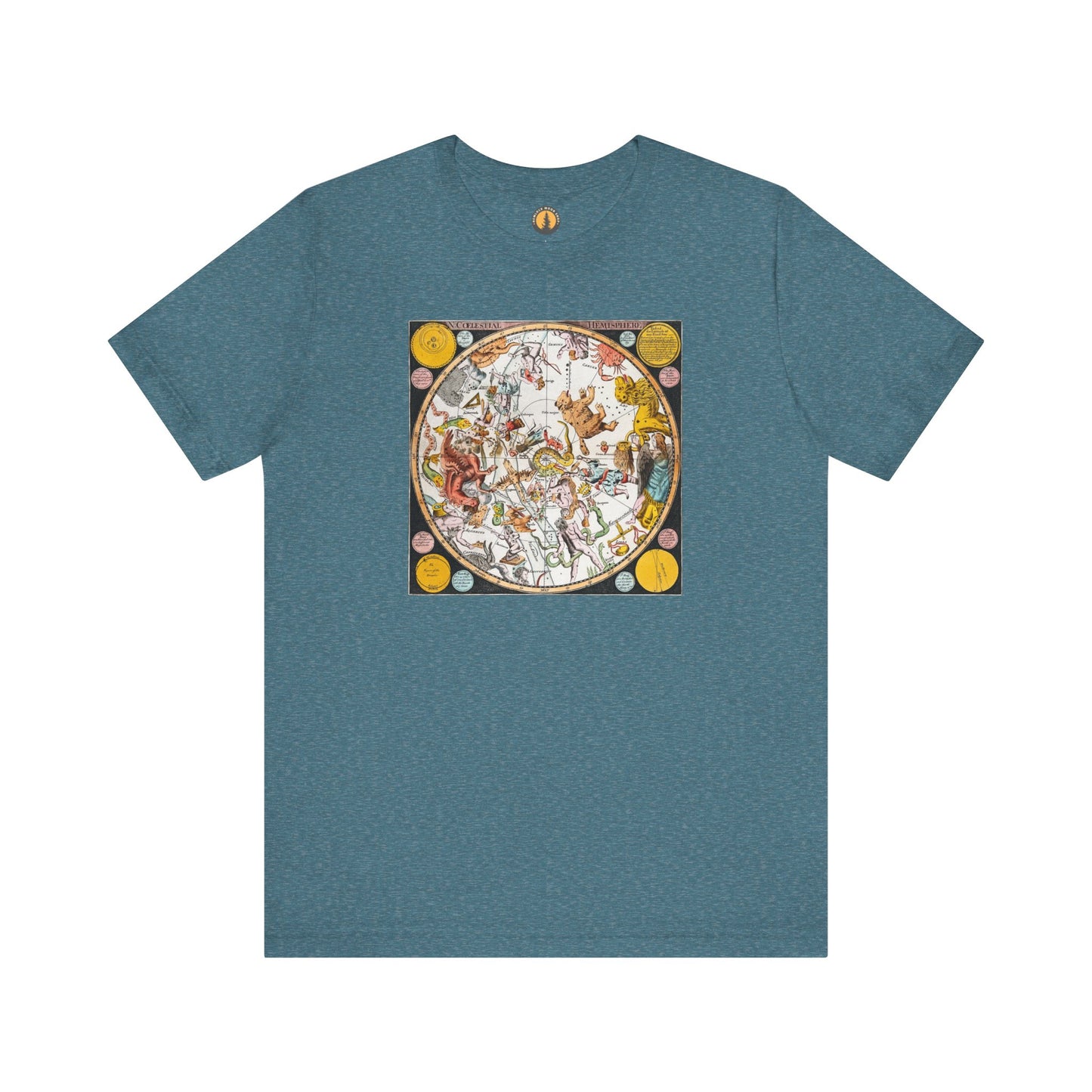 Constellations Vintage Star Map Tee