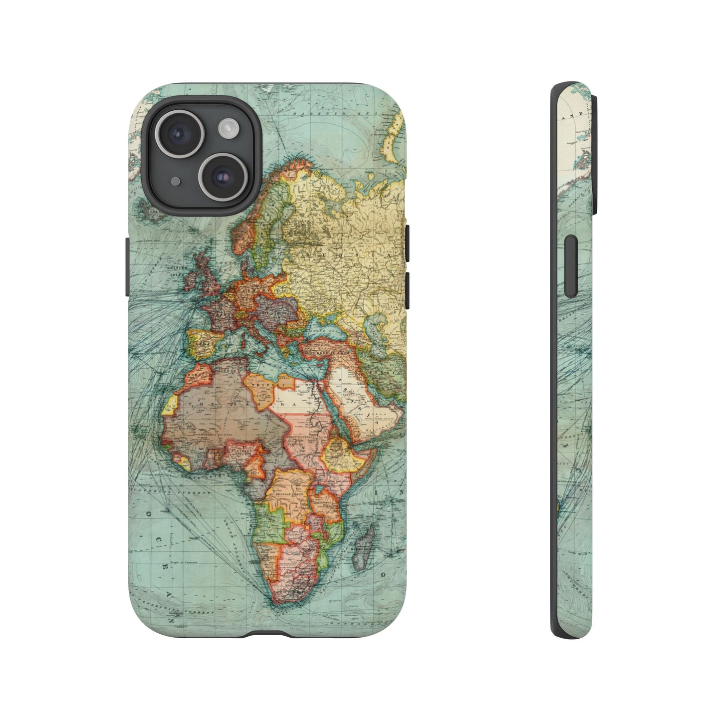 World Map iPhone Case