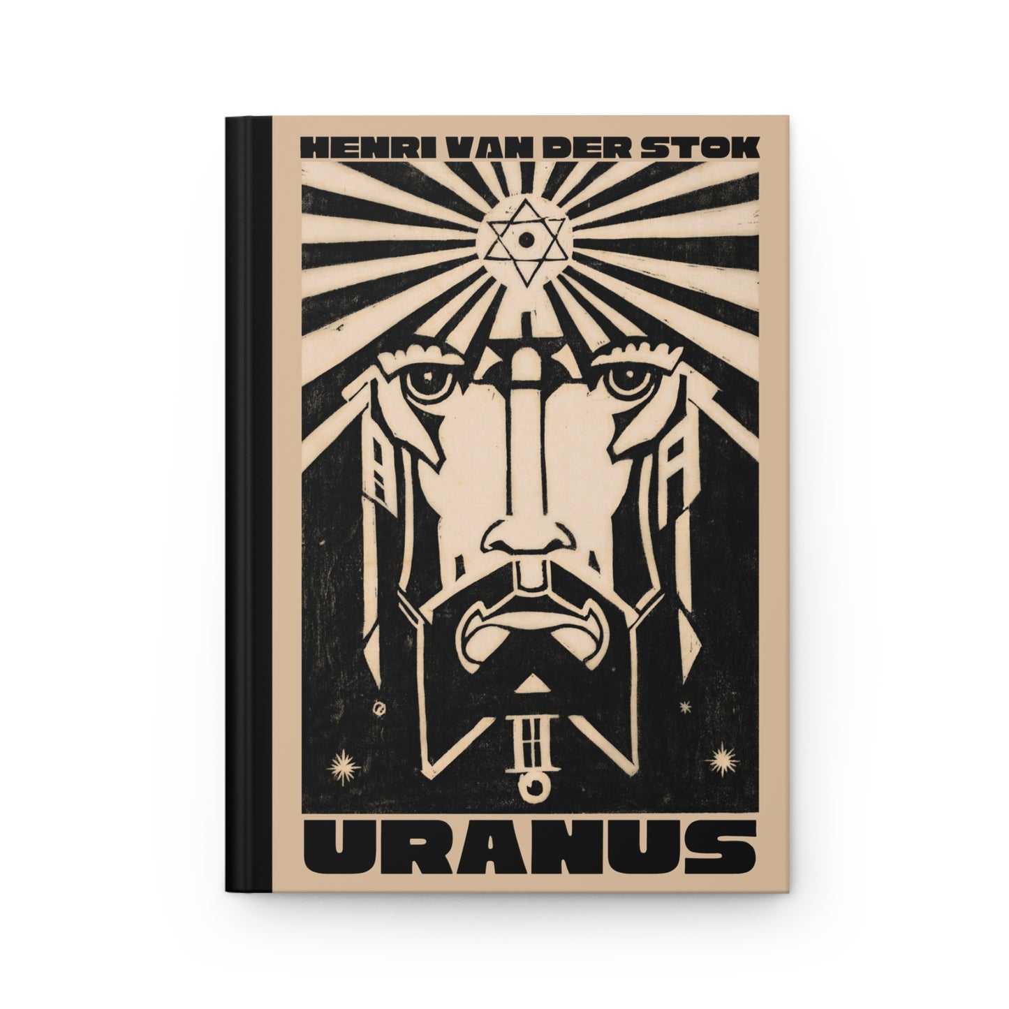 Uranus Hardcover Journal | Henri van der Stok's Planet Masks No. 007