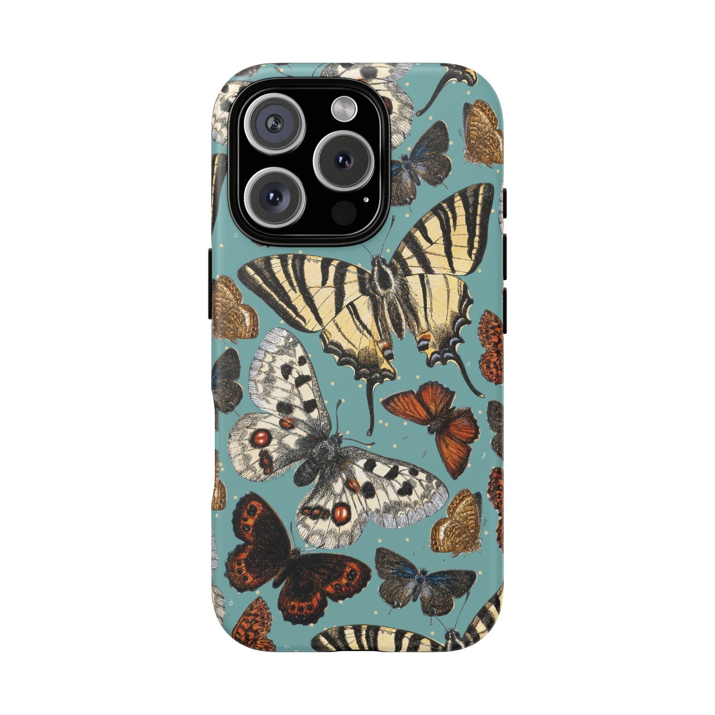 Butterflies Vintage Illustration iPhone Case