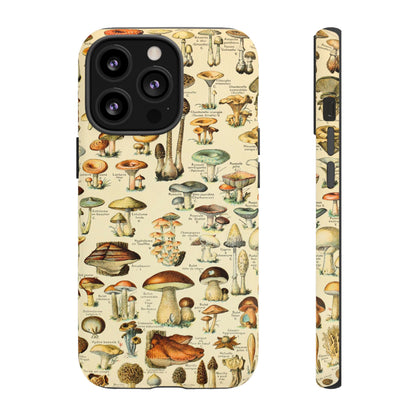 Mushrooms Vintage Field Guide iPhone Case