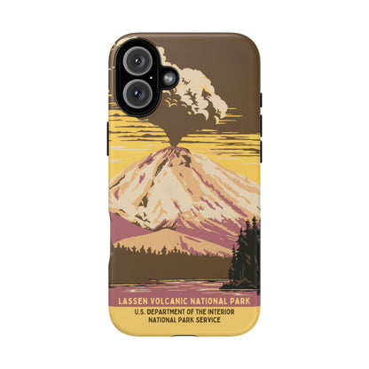 Lassen Volcanic National Park Retro iPhone Case