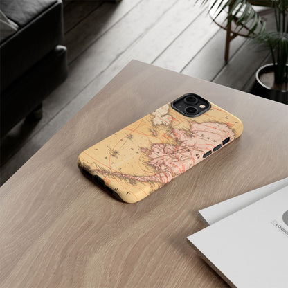 Alaska Territory Antique Map iPhone Case
