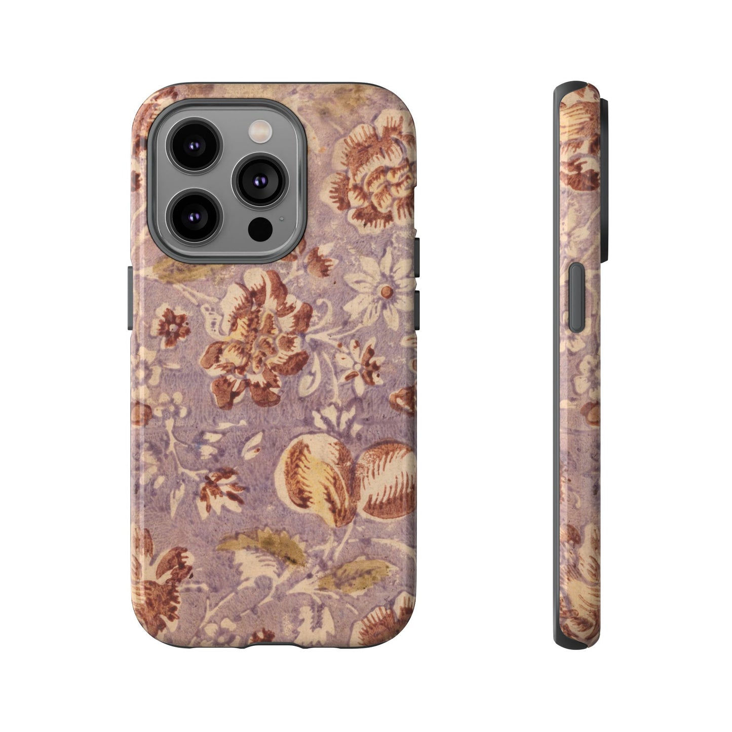 Vintage Lavender & Rose Fruit & Floral iPhone Case