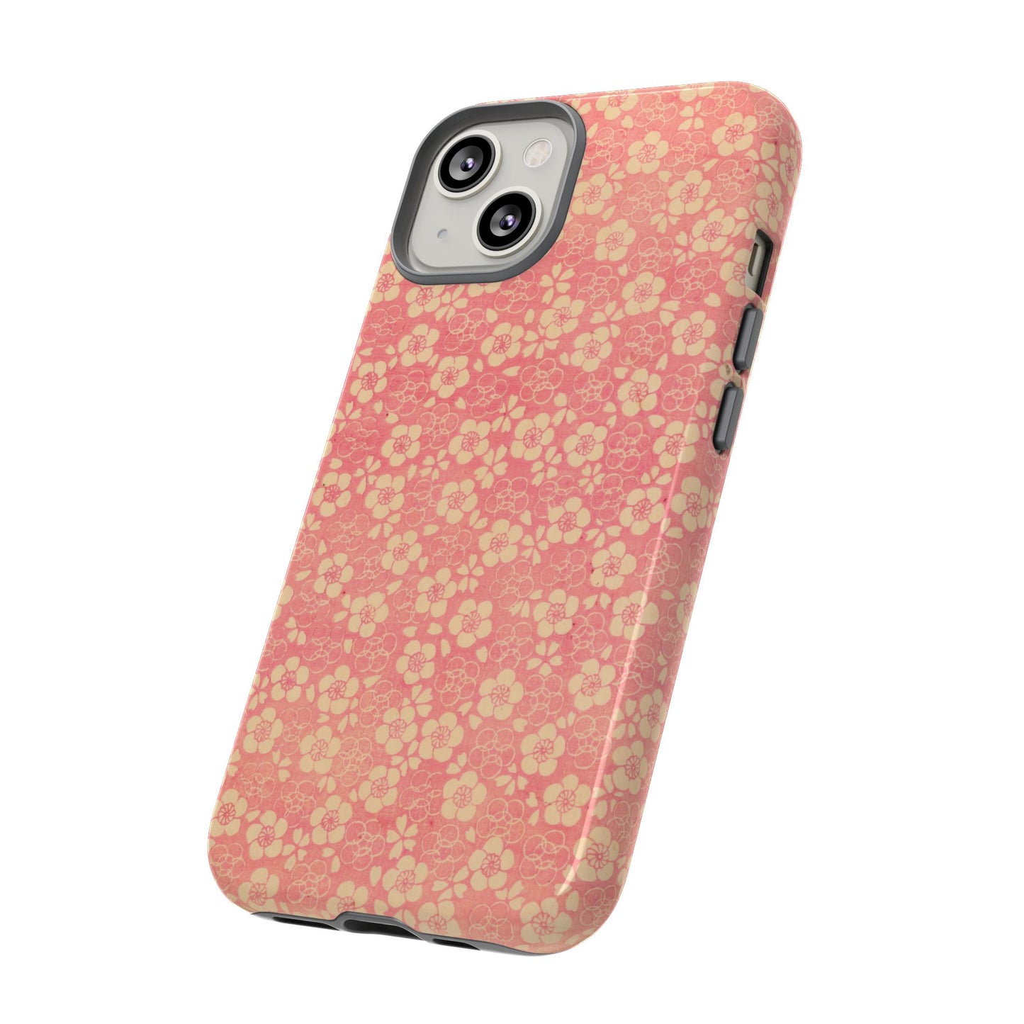 Pink Pattern Scattered Flowers iPhone Case