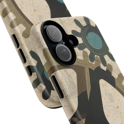 Antique Industrial Cog Wheels iPhone Case