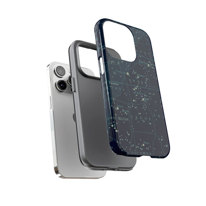 Stargazer Orion iPhone Case | Vintage Constellations Map