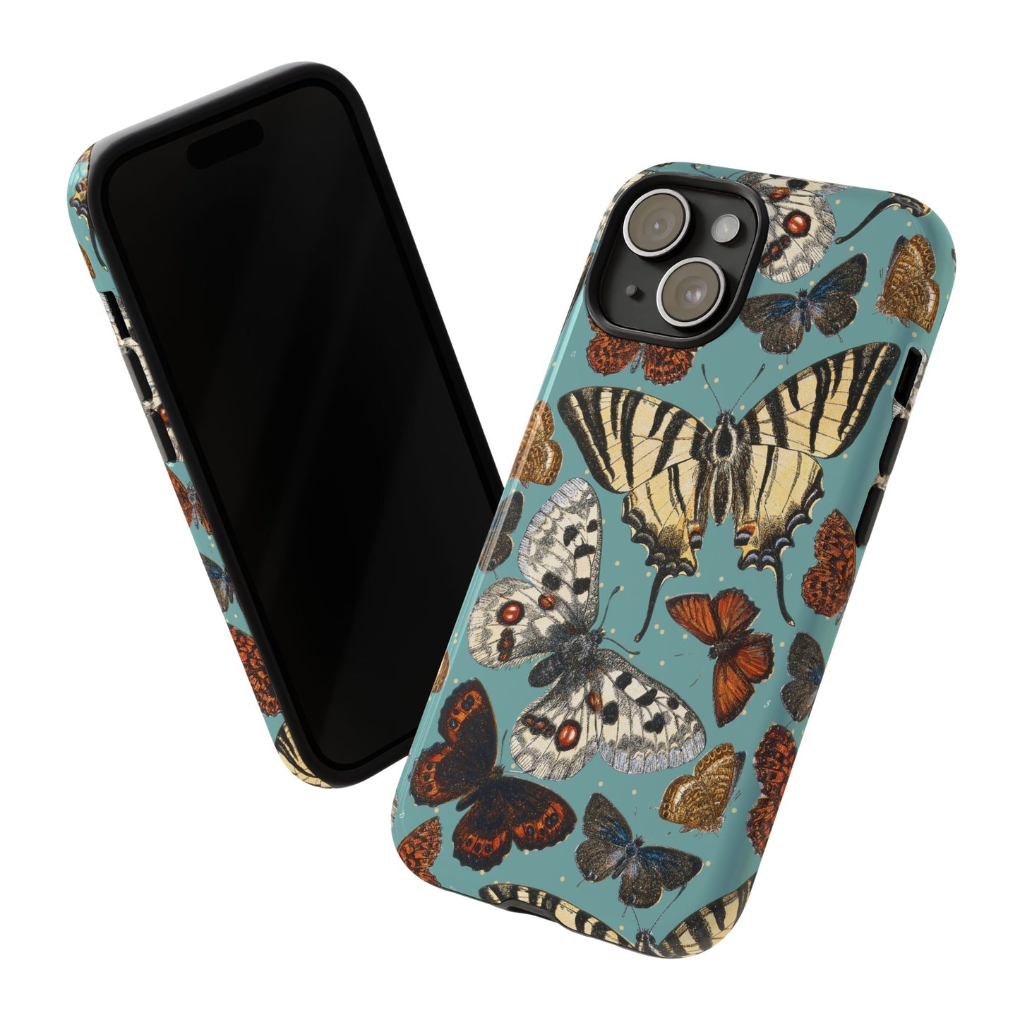 Butterflies Vintage Illustration iPhone Case