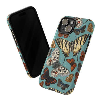 Butterflies Vintage Illustration iPhone Case