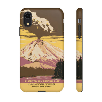 Lassen Volcanic National Park Retro iPhone Case